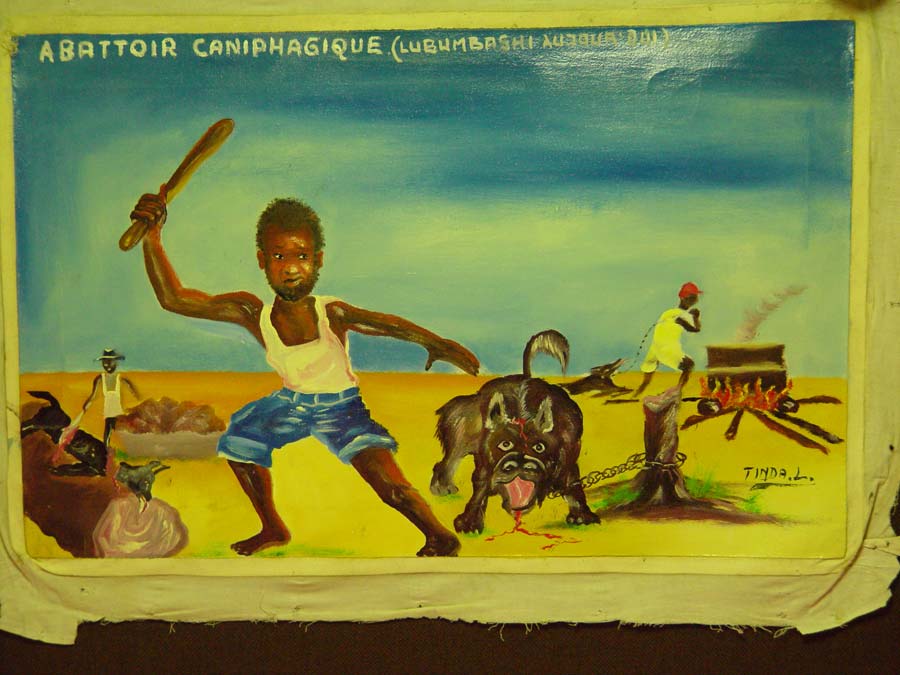 Abattoir caniphagique (Lubumbashi aujourd'hui)